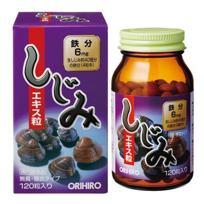 Orihiro新蛤蜊提取物120粒膠囊